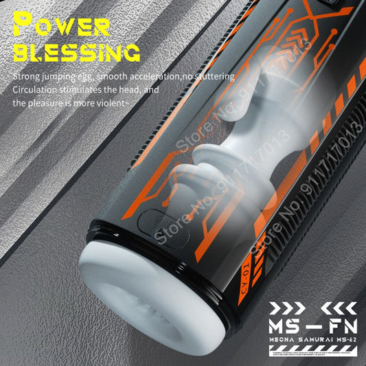 Automatic Thrust Stroking Sucking Male Masturbator Vagina Suction Vibrator Sex Toy for Men Masturbation Cup Dildo 18+