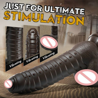 Realistic Animal Thrusting Heating Dildo Dragon Dick Dinosaur Female Masturbator Sex Toy G-Spot Anal Stimulation Penis Vibrator