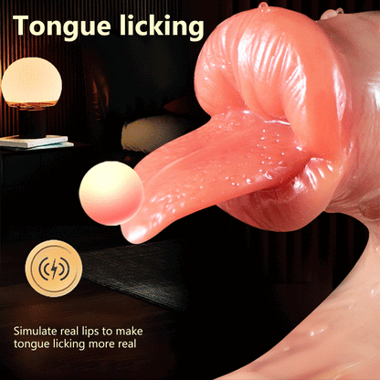 Realistic Thrusting Dildo, Vibrator with Suction Cup, Telescopic Heating Penis Vibrator, Female Masturbator, Sex Toy for Women