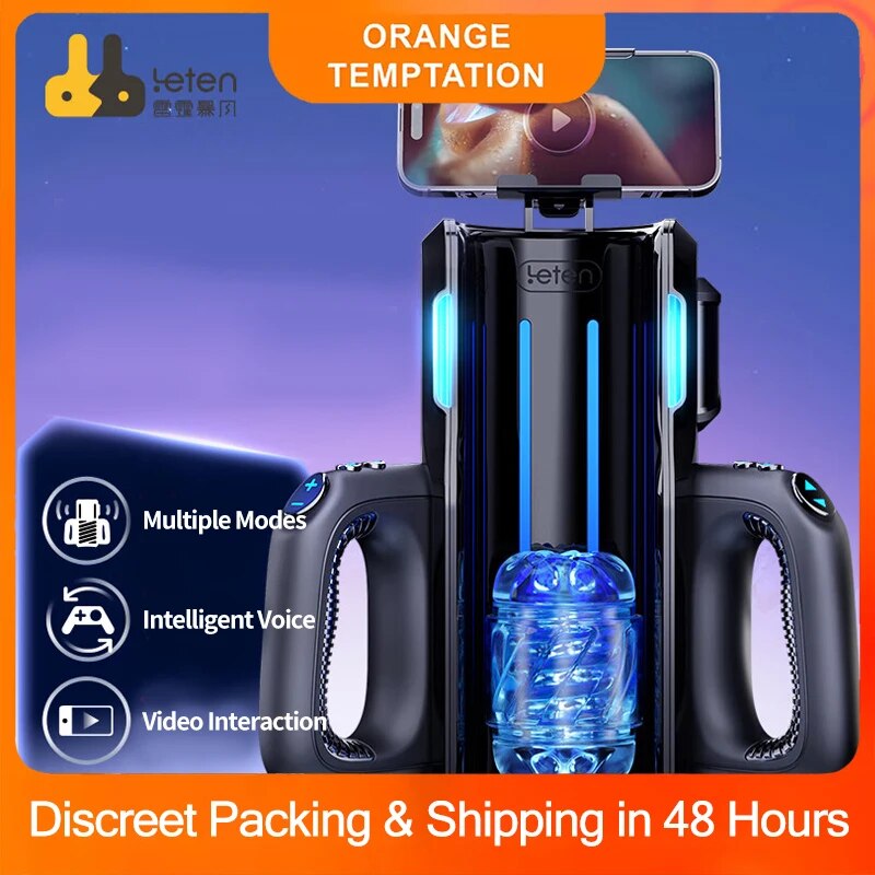 Thrusting-Pro 12cm Automatic Male Masturbator High-Speed Self-Pleasure Sex Toy
