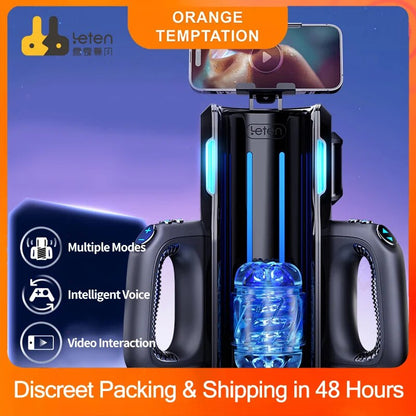 Thrusting-Pro 12cm Automatic Male Masturbator High-Speed Self-Pleasure Sex Toy