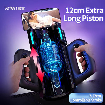 Thrusting-Pro 12cm Automatic Male Masturbator High-Speed Self-Pleasure Sex Toy