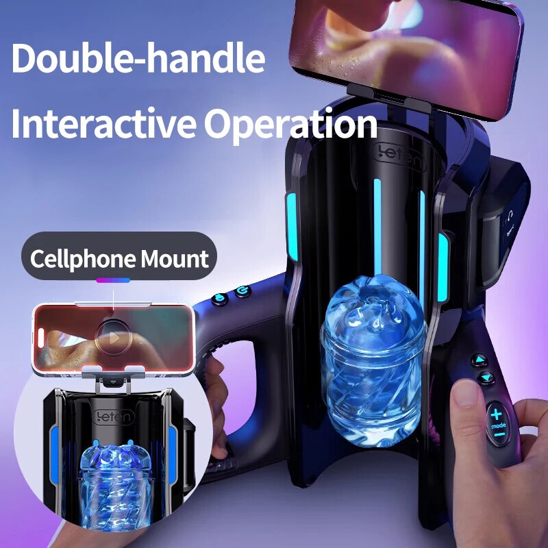 Thrusting-Pro 12cm Automatic Male Masturbator High-Speed Self-Pleasure Sex Toy
