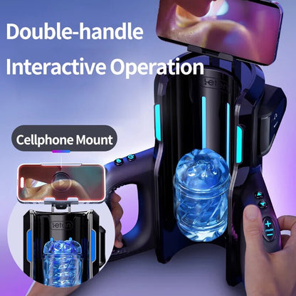 Thrusting-Pro 12cm Automatic Male Masturbator High-Speed Self-Pleasure Sex Toy
