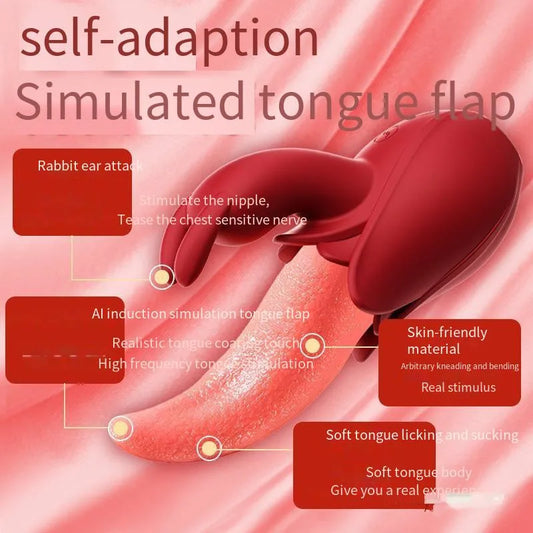Tongue Licking Clitoral Stimulation Anti-stress Toys for Adults Sex Toys Squirt Adult Supplies Masturbator Vibrator for Women