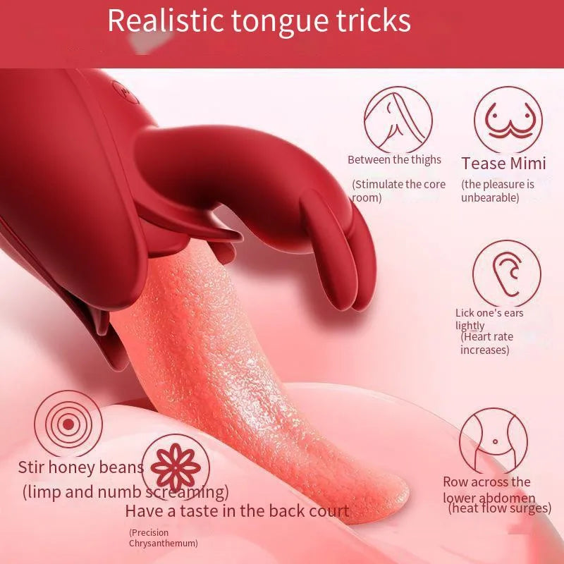 Tongue Licking Clitoral Stimulation Antistress Toys For Adults Sex Toys Squirt Adult Supplies Masturbator Vibrator For Women
