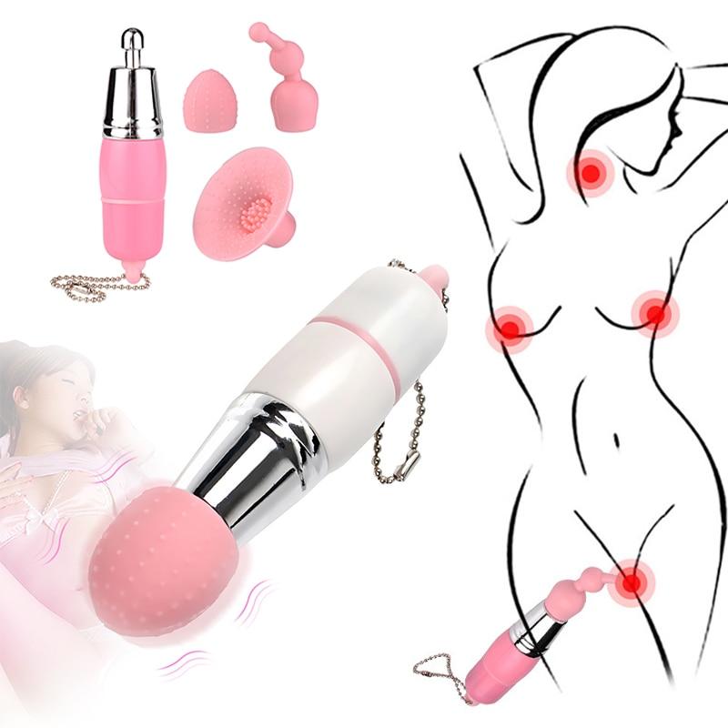 Tongue Vibrators Three Piece Gourd Mini AV Rod Vibration Massage Oral Licking Clitoris Stimulator Adult Game Sex Toys for Women