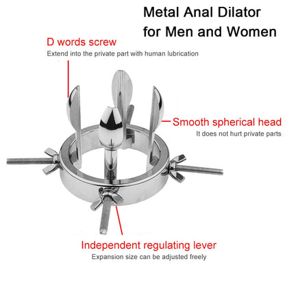Toy Sex Hollow Butt Plug Anus Extender Adjustable Huge Anal Plug Sex Toys for Women/Men/Couples Vagina Extender Ass Speculum