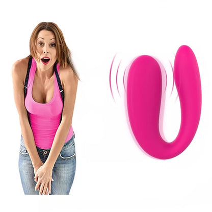 U-shaped Vibrating Egg, Portable, Wearable, for Erotic Couples, Clitoral Stimulation, G-spot Vibration Massager, Adult Erotic Sex Toys for 18+