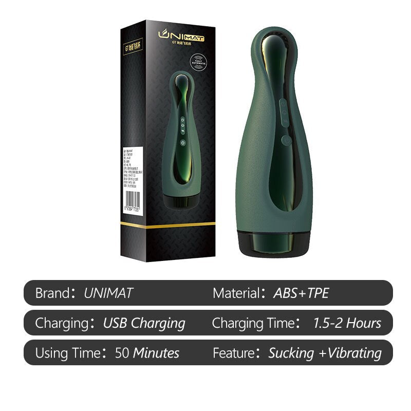 Air Sucking Male Masturbator Automatic Deep Suction Vibrating Oral Sex Toy for Men Vacuum Blowjob Masturbation Cup