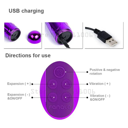 USB Retractable vibrators for women, sex machine, sexual toys, sex toys for women, sex products, dildo vibrator.