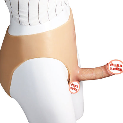 Adult sex accessories for men and women, universal penis-wear for women, fake penis, silicone material