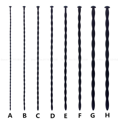 Silicone Urethral Catheter Dilator Penis Stimulator Urethral Sound Plug Adult Toy for Gay Men