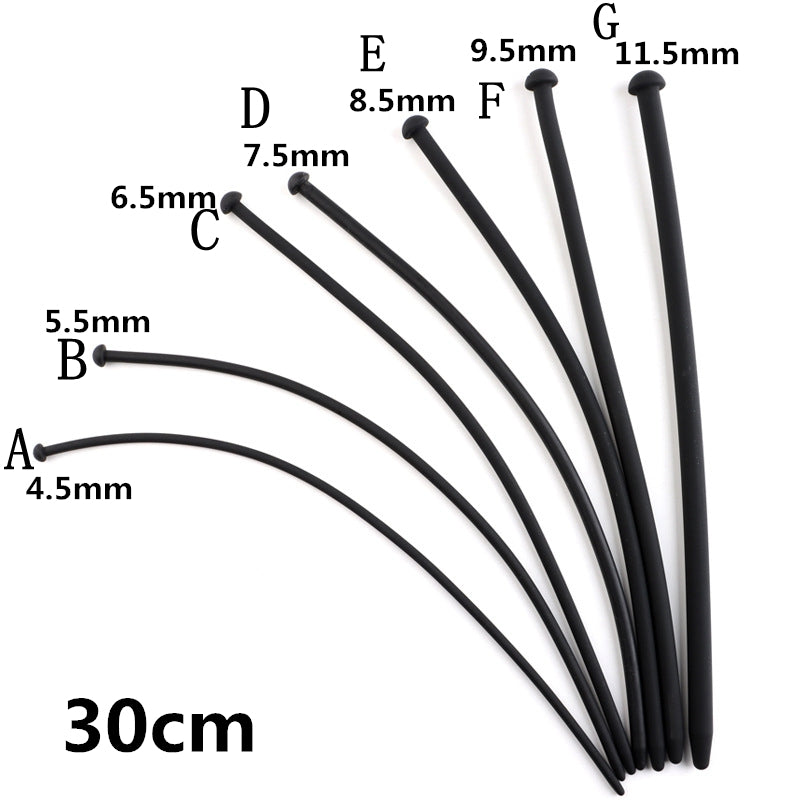 Silicone Urethral Catheter Dilator Penis Stimulator Urethral Sound Plug Adult Toy for Gay Men