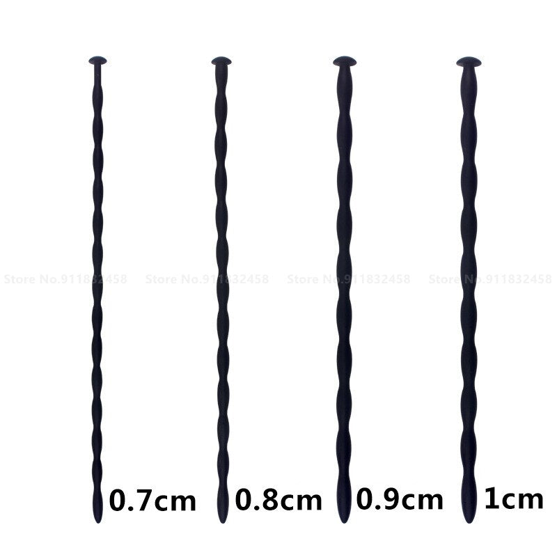 Silicone Urethral Catheter Dilator Penis Stimulator Urethral Sound Plug Adult Toy for Gay Men