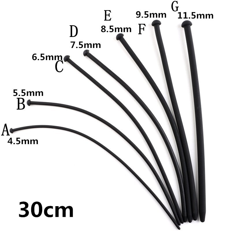 Silicone Urethral Catheter Dilator Penis Stimulator Urethral Sound Plug Adult Toy for Gay Men