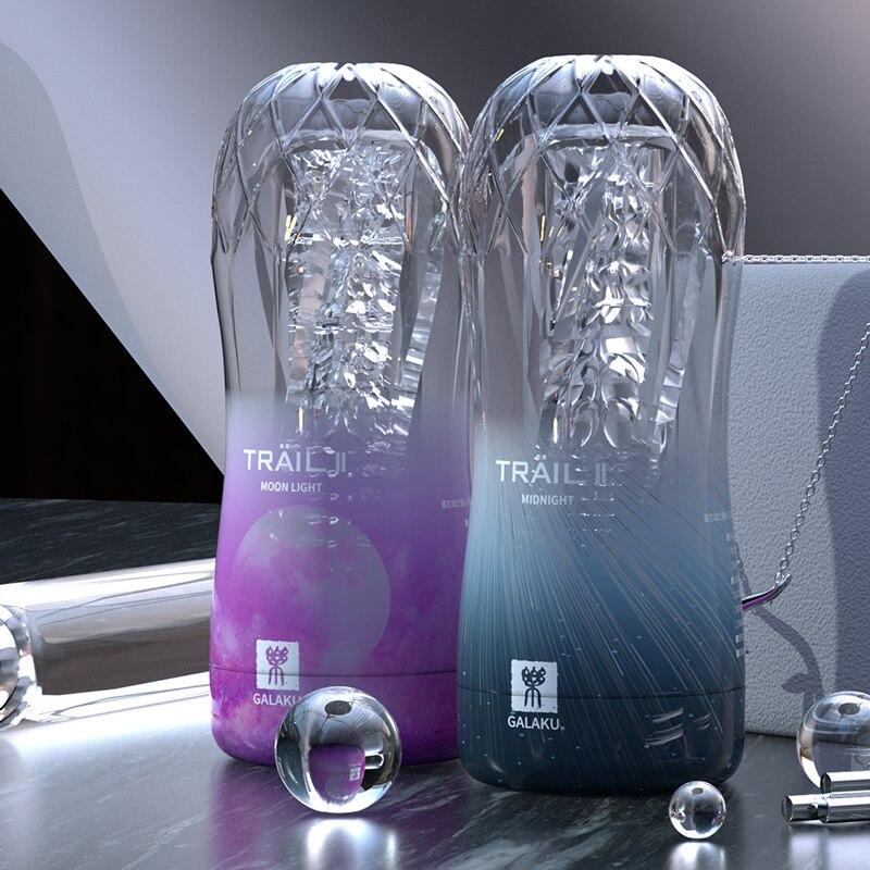 Vagina Male Masturbator Cup, Soft Pussy Sex Toys, Transparent Adult Endurance Exercise Sex Products, Vacuum Pocket Cup For Man