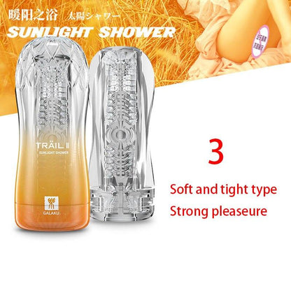 Vagina Male Masturbator Cup, Soft Pussy Sex Toys, Transparent Adult Endurance Exercise Sex Products, Vacuum Pocket Cup For Man