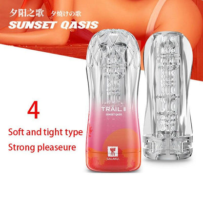 Vagina Male Masturbator Cup, Soft Pussy Sex Toys, Transparent Adult Endurance Exercise Sex Products, Vacuum Pocket Cup For Man