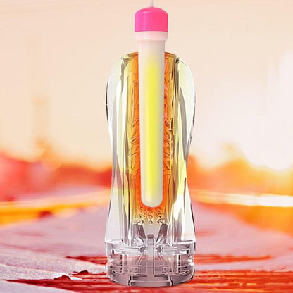 Vagina Male Masturbator Cup, Soft Pussy Sex Toys, Transparent Adult Endurance Exercise Sex Products, Vacuum Pocket Cup For Man