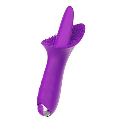 Vaginal Massage G-Spot Clitoral Vibrator Tongue Licking Clit Tickler Sex Toys for Women 10 Modes Vibrating Adult Orgasm Product