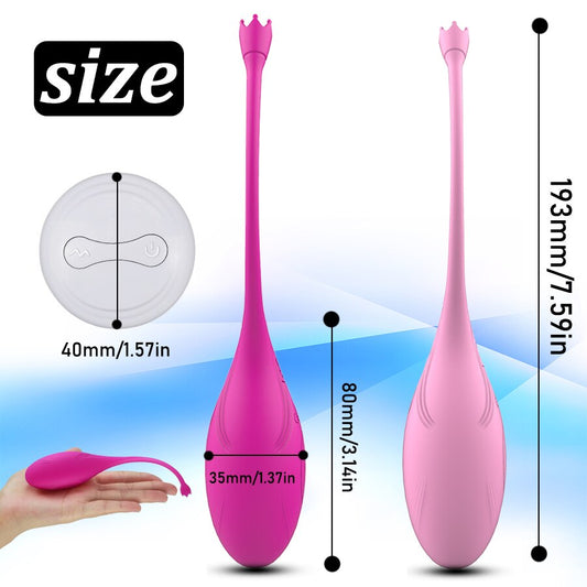 Wireless Remote Control Tight Exercise Vibrating Egg 10 Speeds G Spot Clit Vibrator for Women Vaginal Stimulation Adult Sex Toy