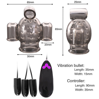 Vibrating Ghost Exerciser Sex Toy for Adult Sex Products Glans Vibrator Penis Pump Enlargement Vibrator for Men Masturbator