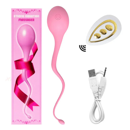 Vibrating Love Egg for Women, Remote Control Clitoris Stimulator, G-Spot Vagina Vibrator, Female Masturbator Sex Toy for Couples