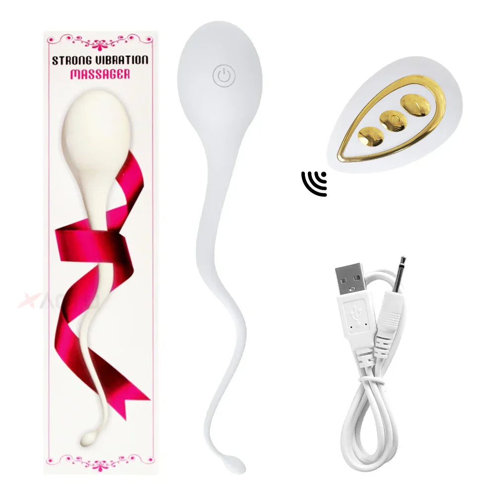 Vibrating Love Egg for Women, Remote Control Clitoris Stimulator, G-Spot Vagina Vibrator, Female Masturbator Sex Toy for Couples