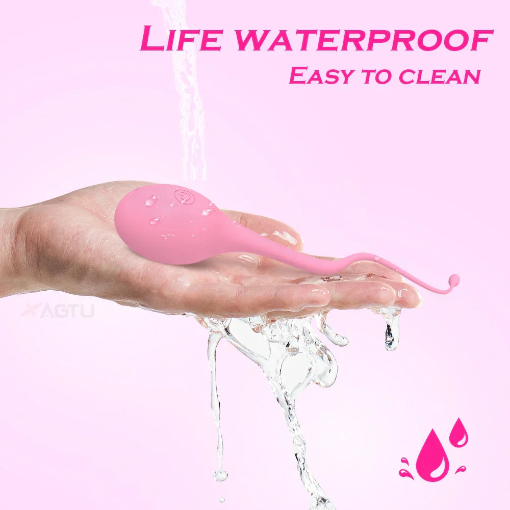 Vibrating Love Egg for Women, Remote Control Clitoris Stimulator, G-Spot Vagina Vibrator, Female Masturbator Sex Toy for Couples