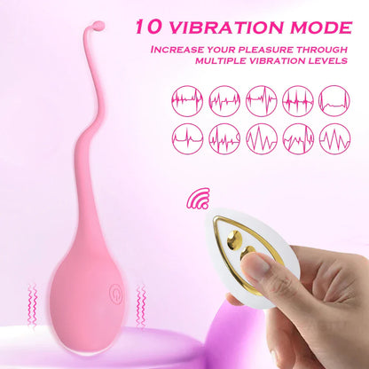Vibrating Love Egg for Women, Remote Control Clitoris Stimulator, G-Spot Vagina Vibrator, Female Masturbator Sex Toy for Couples