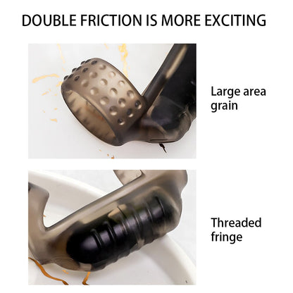 อวัยวะเพศชาย Vibrating Penis แหวนสำหรับชาย Delay Ejaculation Sex Toys ซิลิโคนอวัยวะเพศชายแหวน Cock แหวน Chastity Cage อุปกรณ์