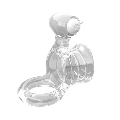 Vibrating Penis Ring for Couples, Delay Ejaculation G-spot Clitoris Stimulator Massager, Double Cock Ring Vibrator Sex Toys for Men