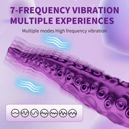 Vibrating Realistic Monster G-Spot Dildos Octopus Vibrator with 7 Powerful Modes Adult Sex Toys for Women Anal Vagina Stimulation