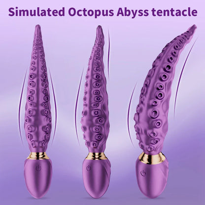 Vibrating Realistic Monster G-Spot Dildos Octopus Vibrator with 7 Powerful Modes Adult Sex Toys for Women Anal Vagina Stimulation