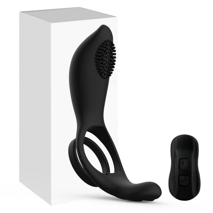 Wireless Remote Control Penis Ring Vibrator Delay Ejaculation Vibrating Cockring Clitoris Stimulator Sex Toys for Men Couple