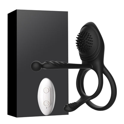 Wireless Remote Control Penis Ring Vibrator Delay Ejaculation Vibrating Cockring Clitoris Stimulator Sex Toys for Men Couple