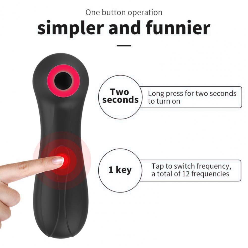 Vibrator Clit Sucker Vagina Sucking Easy To Clean Waterproof Silicone Clit Stimulator Erotic Masturbation Sucker for Vagina