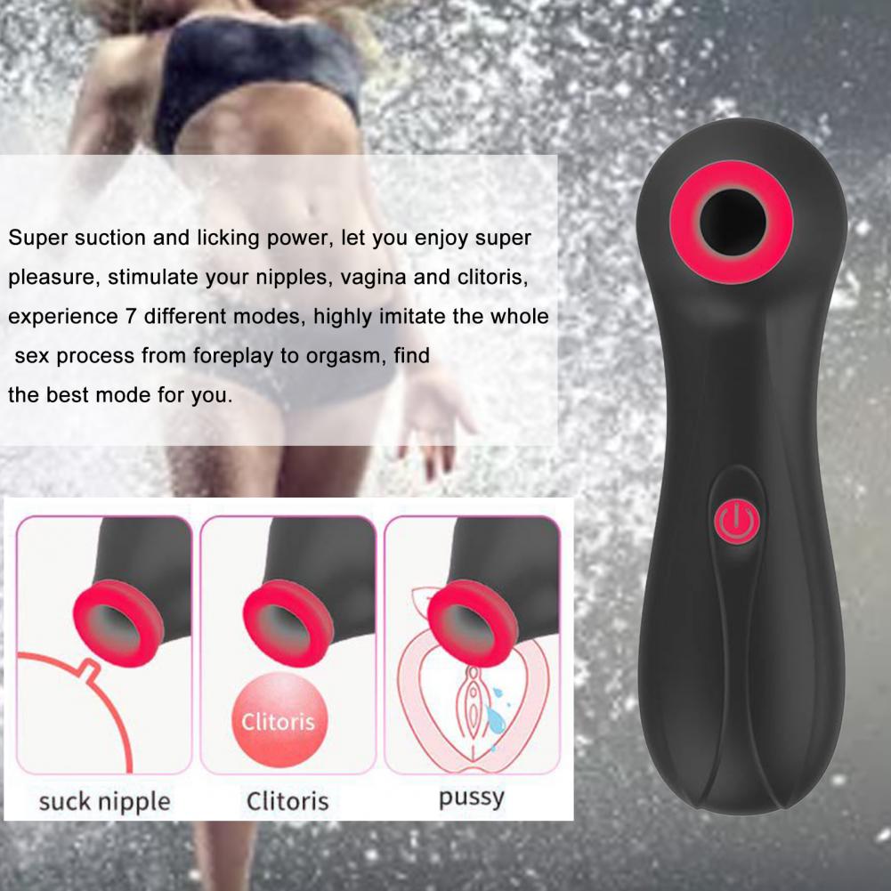 Vibrator Clit Sucker Vagina Sucking Easy To Clean Waterproof Silicone Clit Stimulator Erotic Masturbation Sucker for Vagina