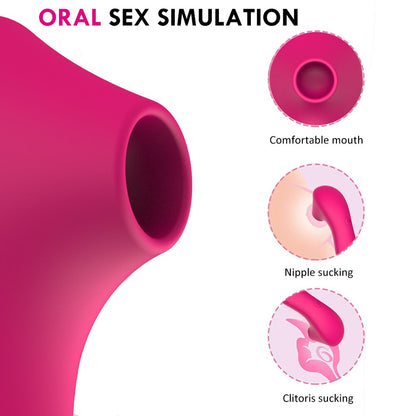 Vagina Suction Vibrator Sex Toy for Women Oral Tongue Sucking Blowing Clitoris Masturbator Erotic Adult Sex Toys