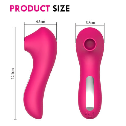 Vagina Suction Vibrator Sex Toy for Women Oral Tongue Sucking Blowing Clitoris Masturbator Erotic Adult Sex Toys