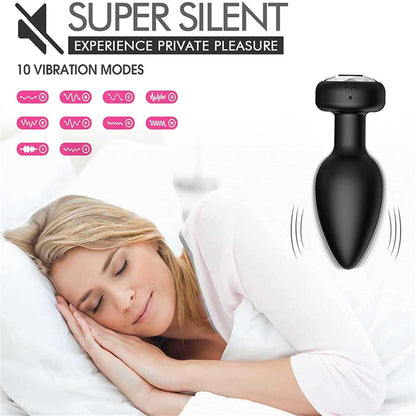 Vibrator Plug Anal Female Vibrators Male Wireless Prostate Anus Plug Portable Gay Sex Toys Waterproof Massager Couple 10 Modes