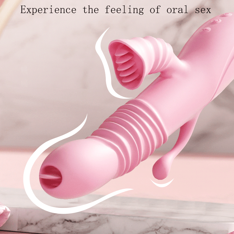 Vibrator Licking Retractable Vibrator Anal Stimulator Female Masturbator Oral Female Masturbation Adult Product Sex Toy