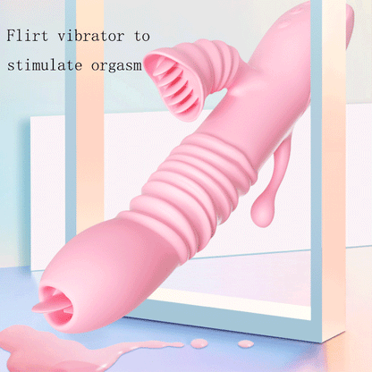 Vibrator Licking Retractable Vibrator Anal Stimulator Female Masturbator Oral Female Masturbation Adult Product Sex Toy