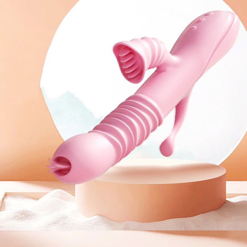 Vibrator Licking Retractable Vibrator Anal Stimulator Female Masturbator Oral Female Masturbation Adult Product Sex Toy