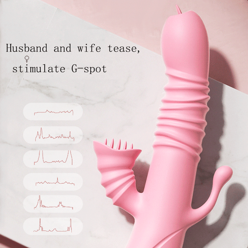 Vibrator Licking Retractable Vibrator Anal Stimulator Female Masturbator Oral Female Masturbation Adult Product Sex Toy
