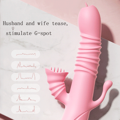 Vibrator Licking Retractable Vibrator Anal Stimulator Female Masturbator Oral Female Masturbation Adult Product Sex Toy
