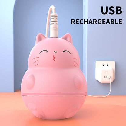 Mini Cute Cat Vibrators Toys for Women Tongue Licking Clitoris Vacuum Stimulator Vaginal Massager Adult Sex Toys for Women