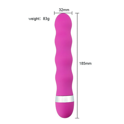 Multispeed G-Spot and Vagina Vibrator, Clitoris and Butt Plug, Anal Erotic Goods, Sex Toys for Women and Men, Female Dildo