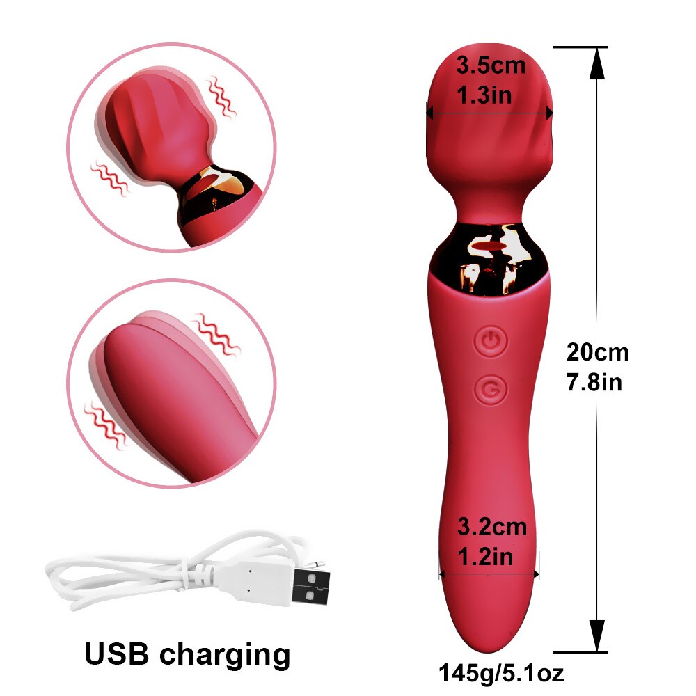 Wand Av Stick Dildo Vibrator for Women Adult Sex Toy Clitoris Stimulator G Spot Massager Sexy Product